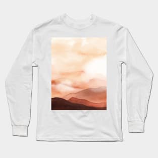 Watercolor Mountains 3 Long Sleeve T-Shirt